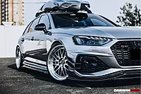 Audi RS4 B9.5 BKSS Style Carbon Fiber Front Canards