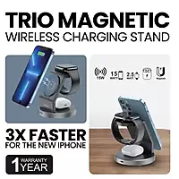 Exact Trio Magnetic Wireless Charging Stand