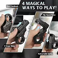 Fidget Slider Finger Ring Clicker Roller Toy Fidget Pistol