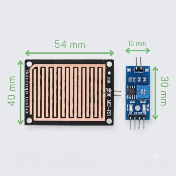 Raindrops Detection Sensor Module – Analog and Digital Output