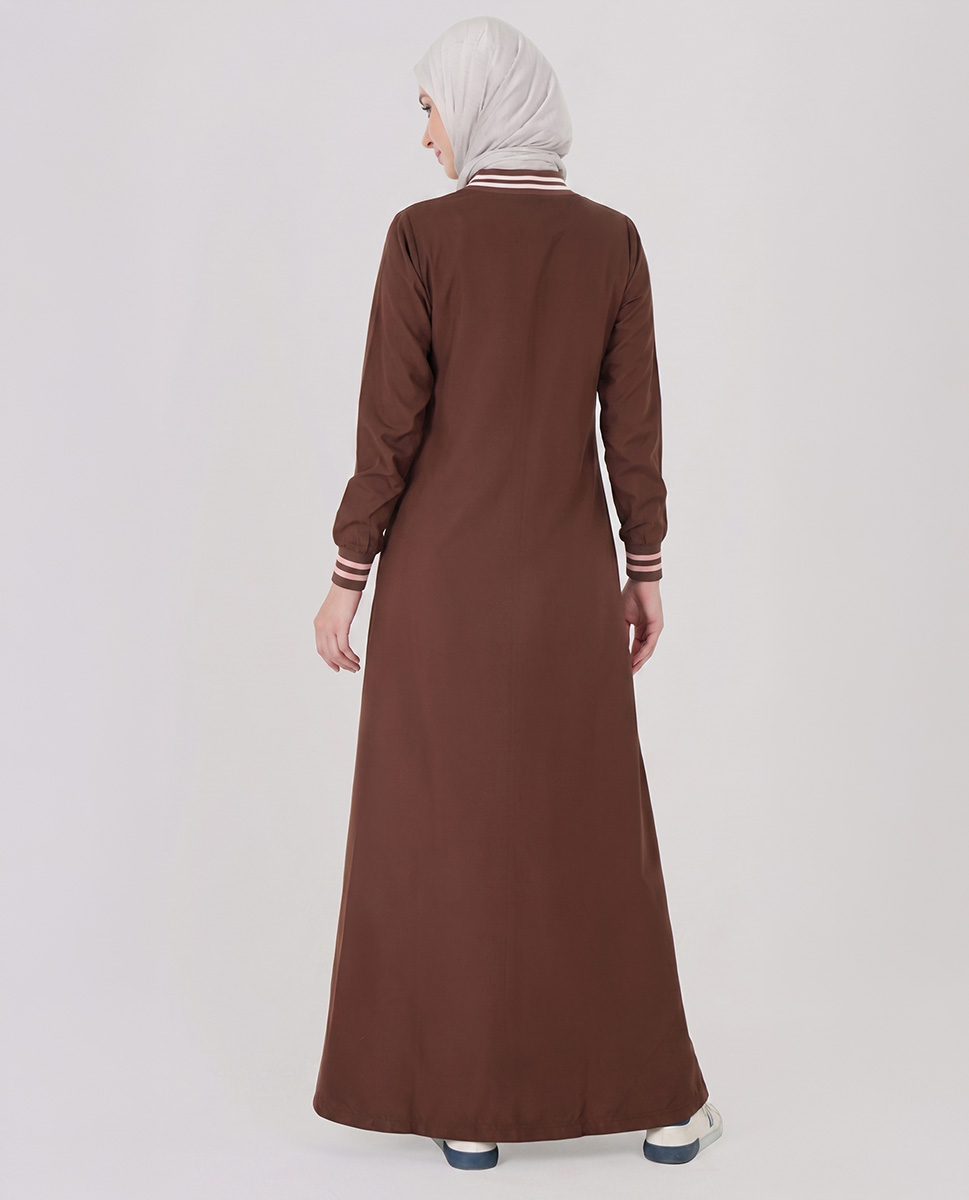 COFFEE HUE FULL OPEN JILBAB