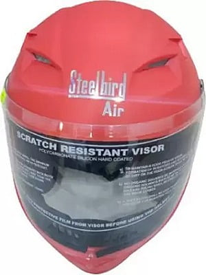 STEELBIRD SBA-21 RAPTOR RED C/V (M)