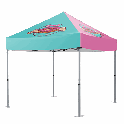 Gazebo 3 x 3m, Dye Sub, Econo Aluminium, Complete