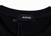 Playera Amiri Efecto Brillos Degradado Streetwear de Lujo