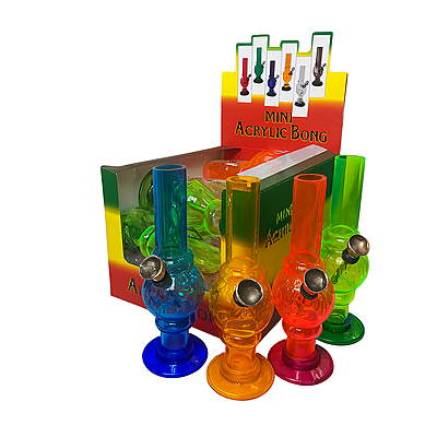Bong Acrílico Recto Mini Genérico 16 Cm