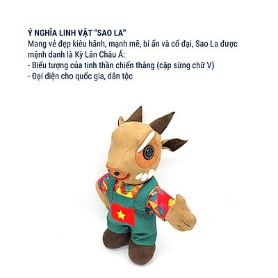 Thú Nhồi Bông Sao La (Linh Vật SEA Games 31), Trang Trí Nhà Cửa, Nơi Làm Việc KYMVIET 1000% Handmade Thú Nhồi Bông Sao La (Linh Vật SEA Games 31), Trang Trí Nhà Cửa, Nơi Làm Việc KYMVIET 1000% Handmade