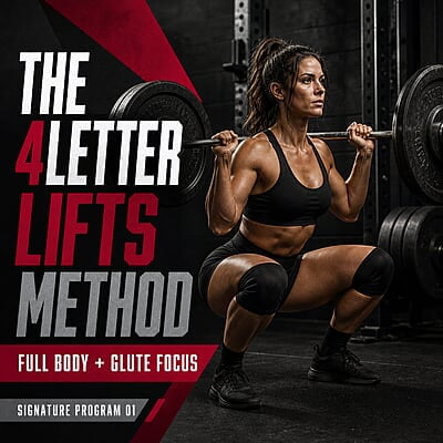 The 4Letter Lifts Method: Full Body + Glute Focus