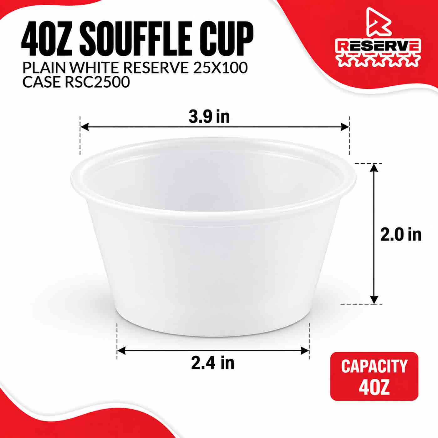 4oz Souffle Cup Reserve 25/100
