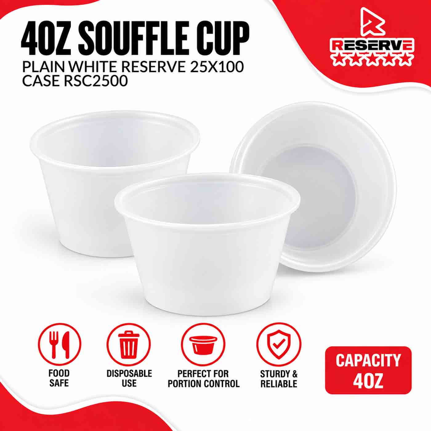 4oz Souffle Cup Reserve 25/100