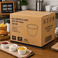 4oz Souffle Cups HYP PP 74mm 20/125