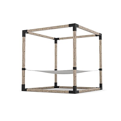 2 Person HAMMOCK Kit for 4x4 Wood Posts