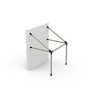 GRID 30 Single Wall Mount Pergola Kit for 4x4 Wood Posts