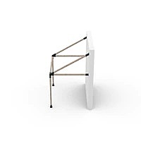 GRID 30 Single Wall Mount Pergola Kit for 4x4 Wood Posts