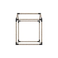GRID 30 Single Pergola Kit with Base for 4x4 Wood Posts