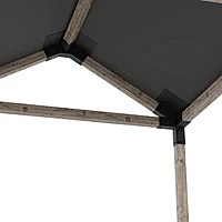GRID 30 Single Pergola Kit with Water-Repellant Top for 4x4 Wood Posts