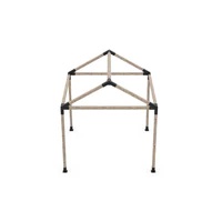 GRID 30 Single Pergola Kit for 4x4 Wood Posts