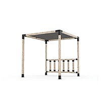 Pergola Kit with Post Wall for 4x4 Wood Posts