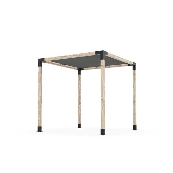 Pergola Kit with SHADE SAIL for 4x4 Wood Posts