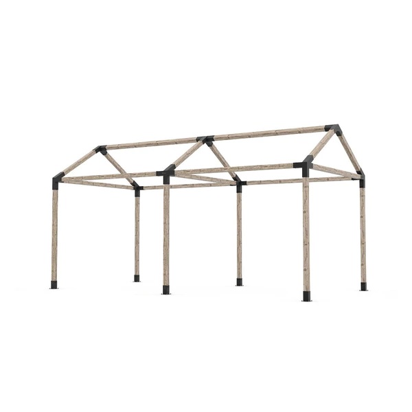 GRID 30 Double Pergola Kit for 4x4 Wood Posts