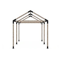 GRID 30 Double Pergola Kit for 4x4 Wood Posts