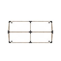 GRID 30 Double Pergola Kit for 4x4 Wood Posts