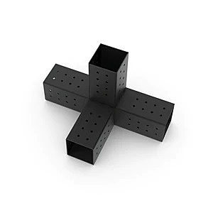 QUAD 4 Arm Pergola Extension Bracket for 4x4 Wood Posts