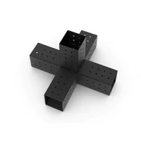 QUINT 5 Arm Pergola Structure Expansion Bracket with SOLO for 4x4 Wood Posts