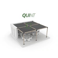QUINT 5 Arm Pergola Structure Expansion Bracket with SOLO for 4x4 Wood Posts