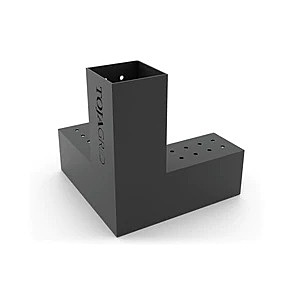 TRIO 3 Arm Pergola Corner Bracket for 4x4 Wood Posts | 1 Pack
