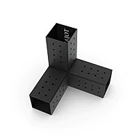 TRIO 3 Arm Pergola Corner Bracket for 4x4 Wood Posts | 1 Pack