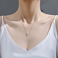 Pearl Butterfly Necklace