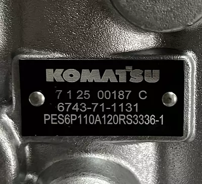 6743-71-1131 - FUEL PUMP - KOMATSU 6D114 SAA6D114E-2 - PC300-7 PC360-7 Excavator - NEW BOSCH
