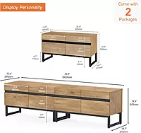 Modern TV Stand for 75 inch TVs