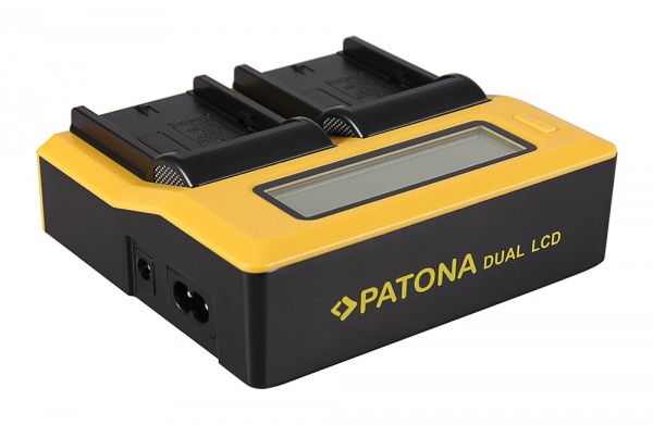 PATONA Dual LCD USB Charger for Sony NP-FM50 NP-F550 NP-F750 NP-F970