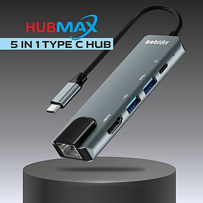 C TYPE ZEBION HUB MAX 5 IN 1 (1000GS)