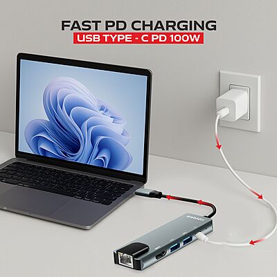 C TYPE ZEBION HUB MAX 5 IN 1 (100GS)