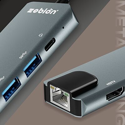 C TYPE ZEBION HUB MAX 5 IN 1 (1000GS)