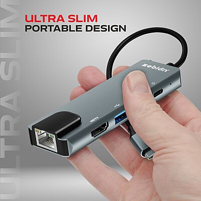 C TYPE ZEBION HUB MAX 5 IN 1 (1000GS)