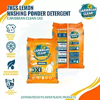 Washing Powder Detergent Lemon Caribbean Clean 2kgs. 1/5
