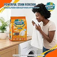Washing Powder Detergent Lemon Caribbean Clean 2kgs. 1/5