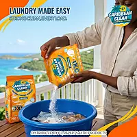 Washing Powder Detergent Lemon Caribbean Clean 2kgs. 1/5