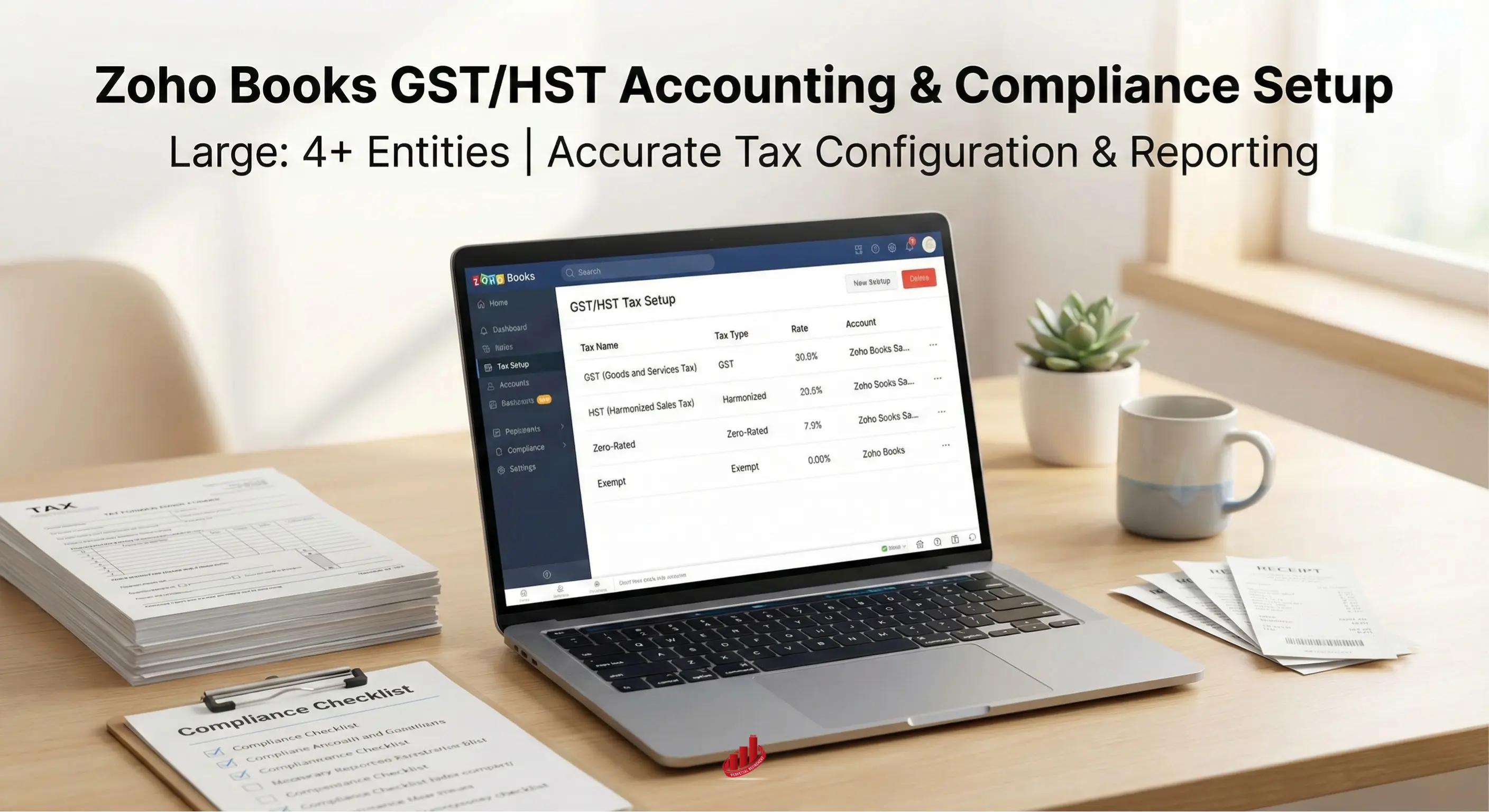 Zoho Books GST/HST Accounting & Compliance Setup