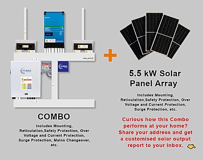 5.0 kW VICTRON EasySolar - HUBBLE Combo, c/w 5.5 kWh Lithium Battery 5.0 kW VICTRON EasySolar - HUBBLE Combo, c/w 5.5 kWh Lithium Battery
