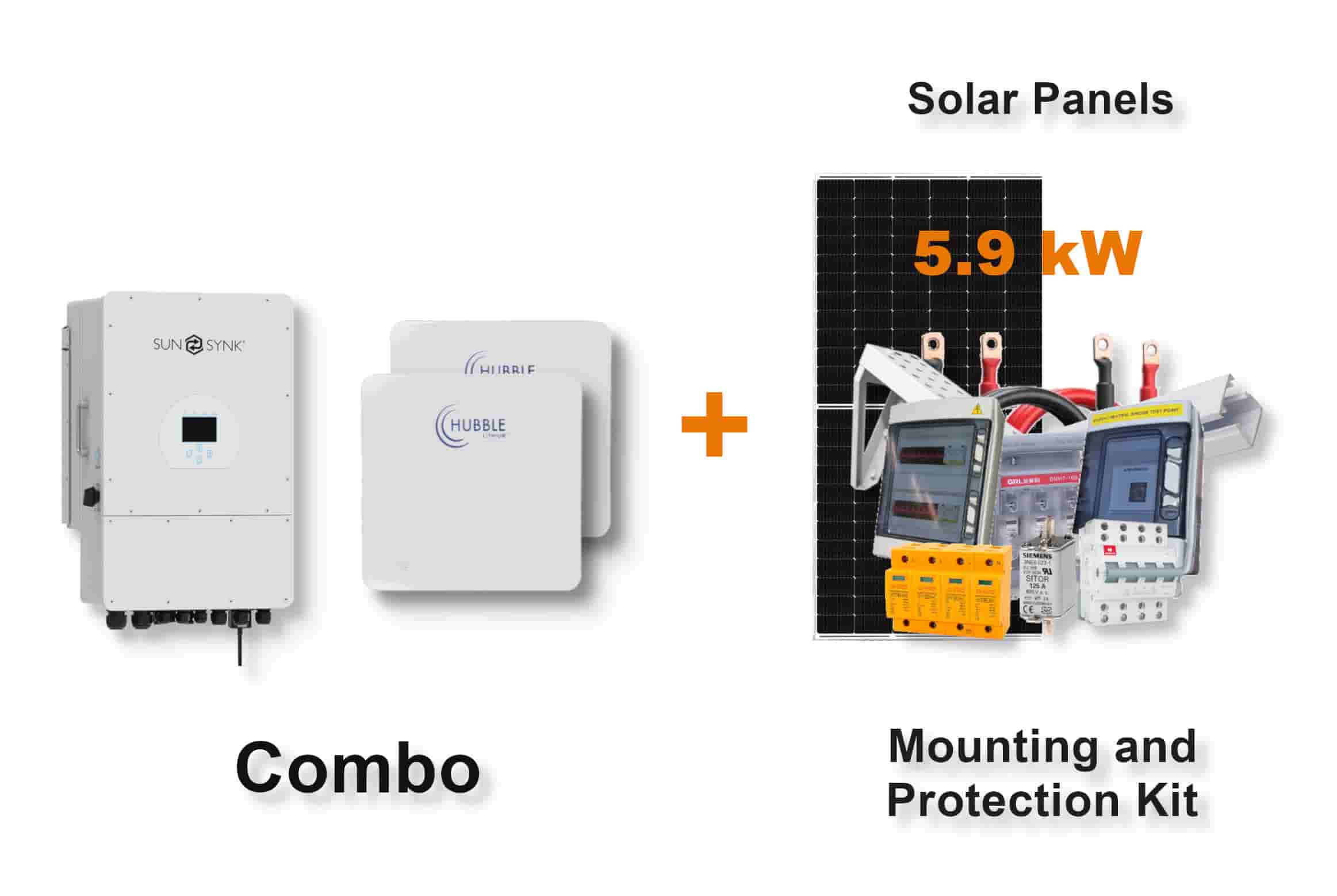 12.0 kW SUNSYNK 3-Phase Hybrid - HUBBLE Combo, c/w 2x 10.0 kWh Lithium Batteries 12.0 kW SUNSYNK 3-Phase Hybrid - HUBBLE Combo, c/w 2x 10.0 kWh Lithium Batteries