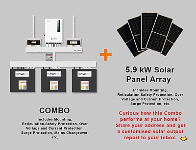 5.0 kW SOLIS S6 Hybrid - PYLONTECH Combo, c/w 3x 3.5 kWh Lithium Batteries