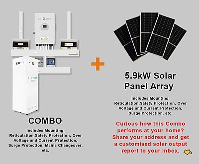 12.0 kW SUNSYNK 3-Phase Hybrid - FREEDOM WON Combo, c/w 30.0 kWh Lithium Battery 12.0 kW SUNSYNK 3-Phase Hybrid - FREEDOM WON Combo, c/w 30.0 kWh Lithium Battery