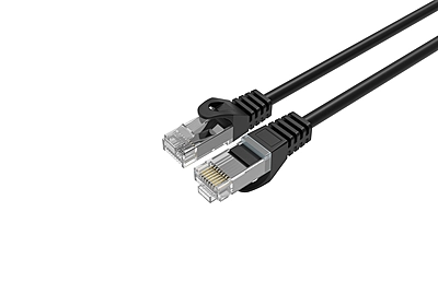 3FT Cat6 Slim Patch Cable Black