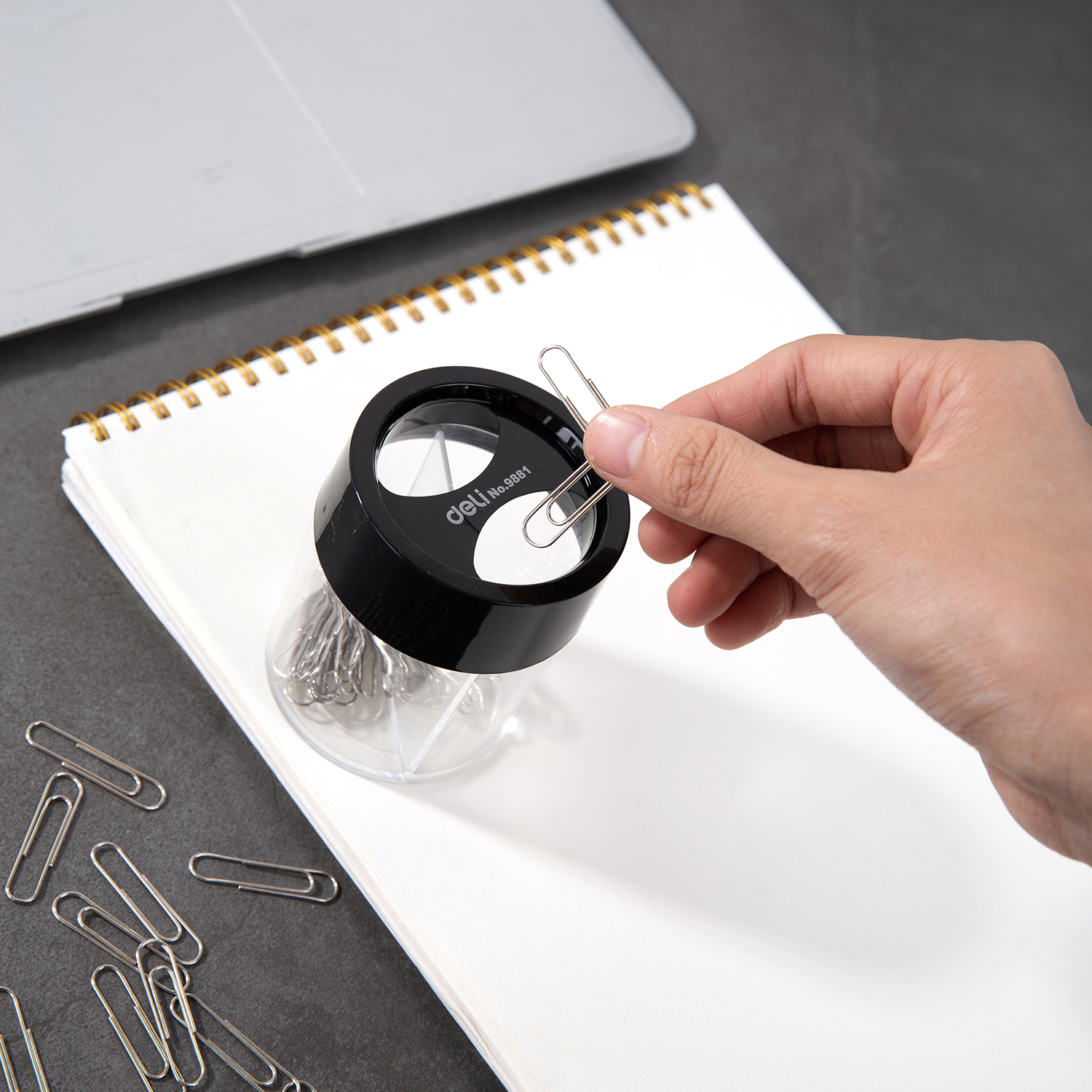 DELI E9881 CLIP DISPENSER - MAGNETIC