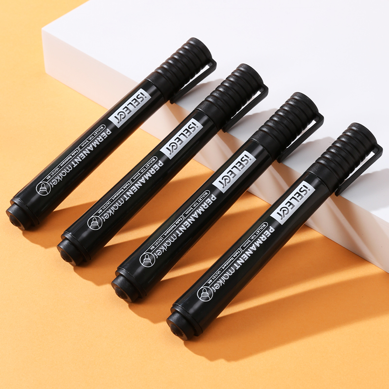 DELI UU101-BK ISELECT PERMANENT BULLET MARKERS BLACK