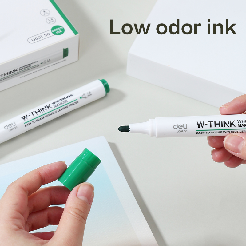 DELI U00150 THINK WHITEBOARD BULLET MARKER GREEN